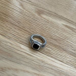 David Yurman Black Onyx Ring Size 5.5